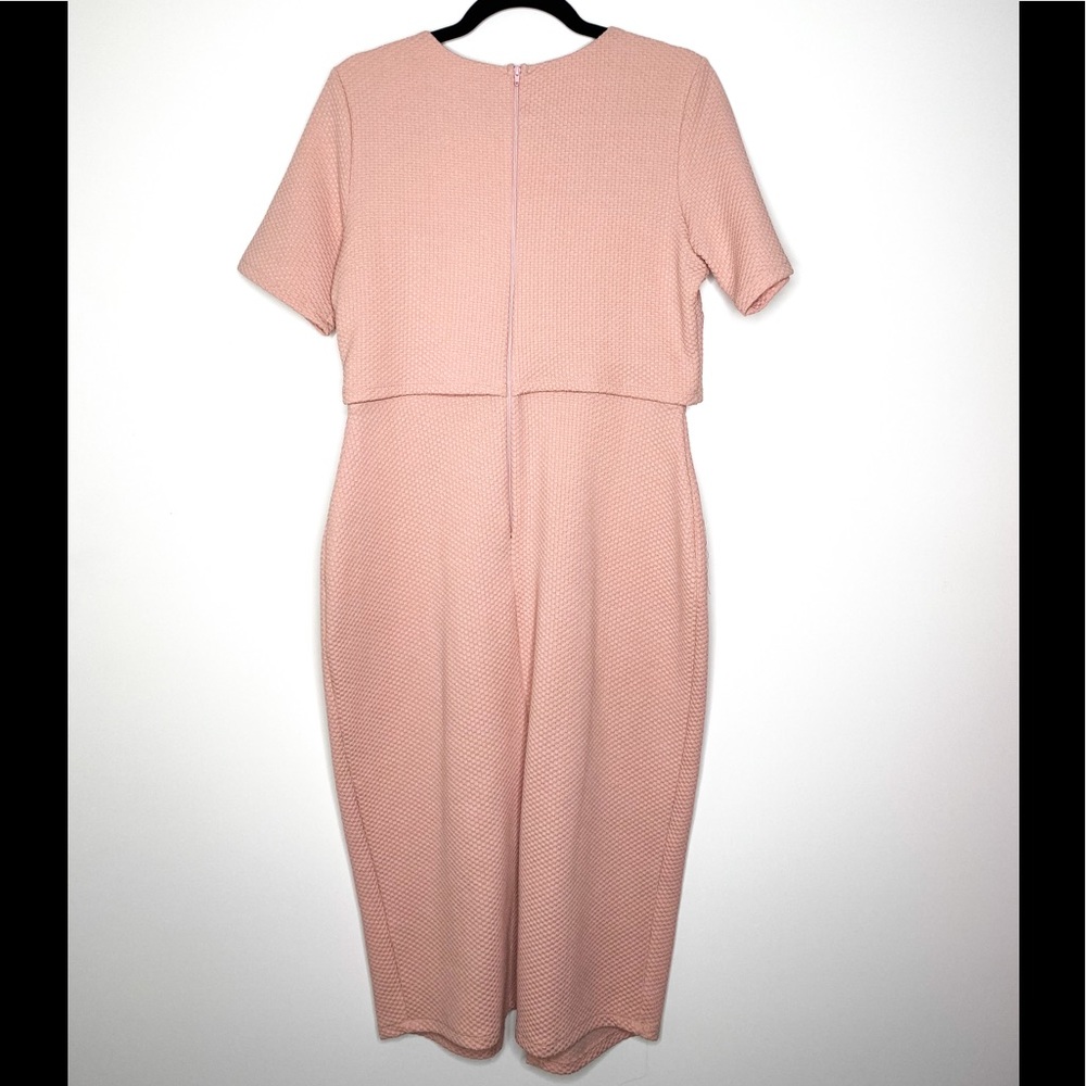 ASOS Pink Midi Dress - Picture 3 of 4